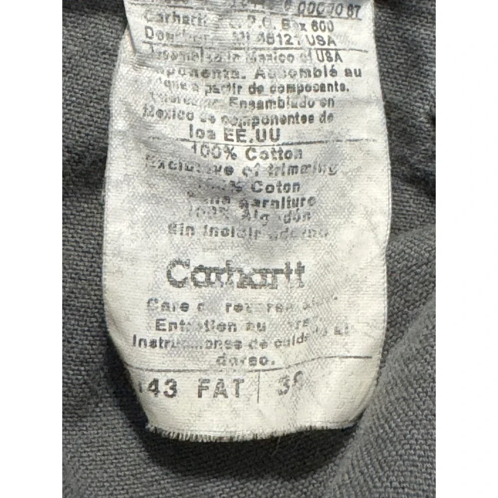 Men’s Carhartt Cargo Shorts – Dark Gray – Size 38